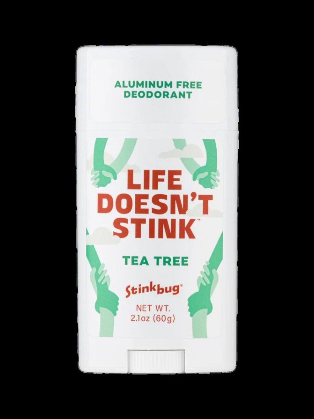 Stinkbug Naturals Life Doesn't Stink TEA TREE  Stick Deodorant  2.1oz Plus Lip